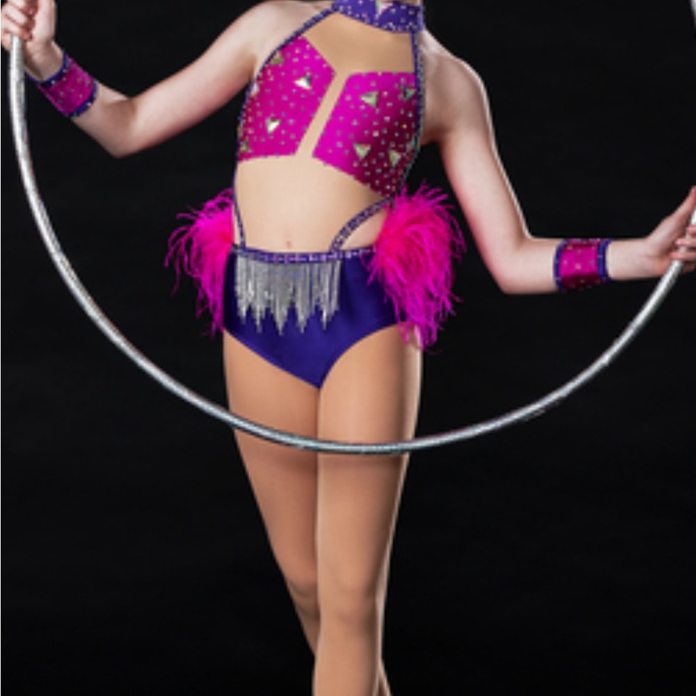 Purple and Pink Dance Costume